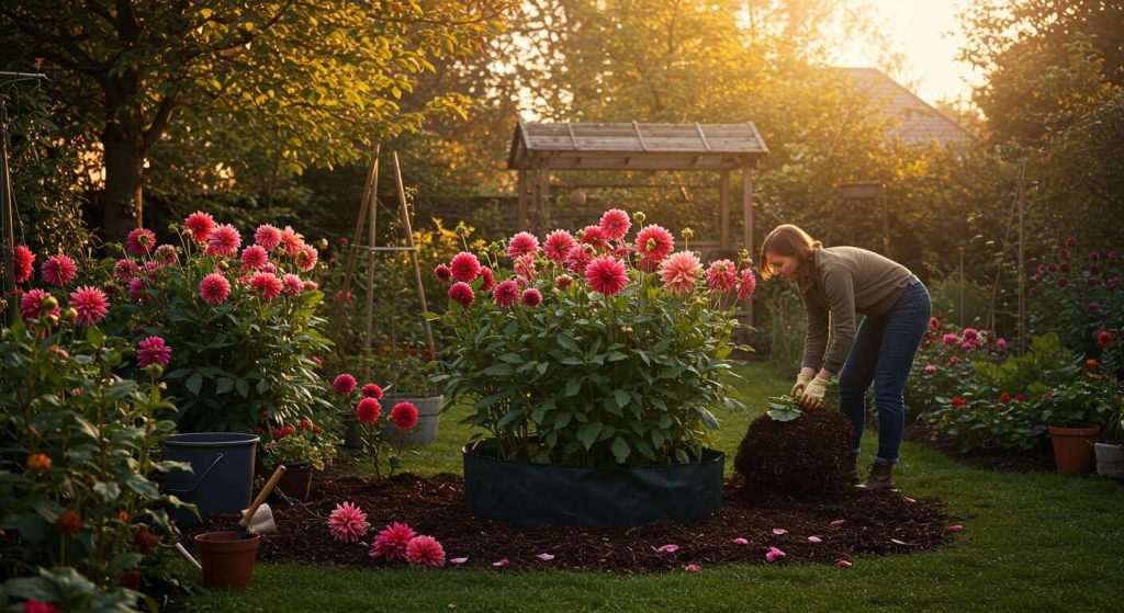 Le seul geste à faire avant les premières gelées pour sauver vos dahlias et les retrouver l'an prochain
