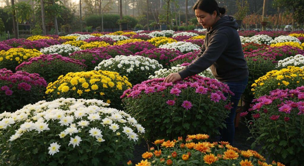 Le secret des pépiniéristes pour des chrysanthèmes qui refleurissent chaque année