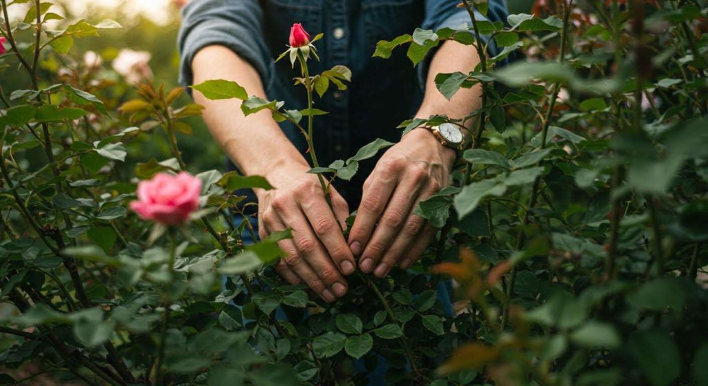 Le geste simple à faire sur vos rosiers maintenant pour les protéger des maladies de l'hiver