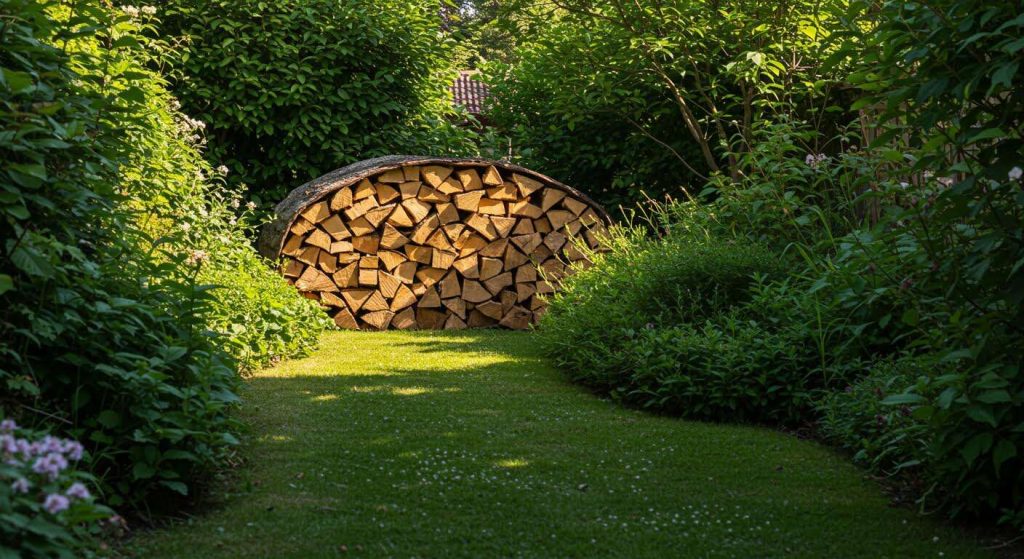 Avoir un tas de bois bien rangé en dit long sur votre personnalité selon les experts du jardin