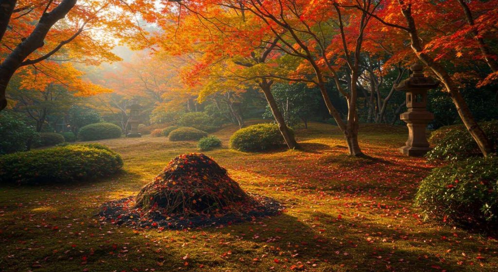 Cette méthode japonaise peu connue transforme vos feuilles mortes en or noir pour le jardin