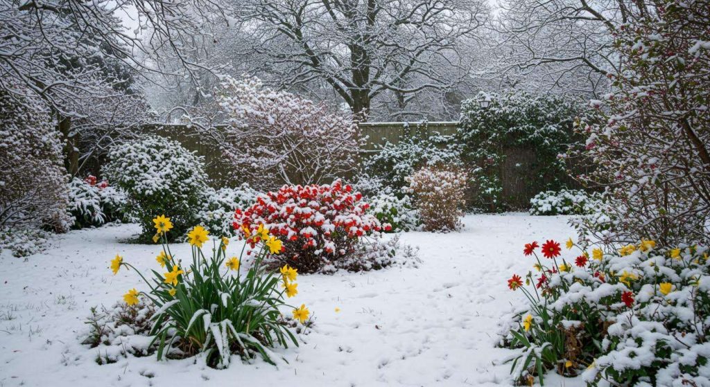 Le secret des plus beaux jardins en hiver : ils ont tous cette plante méconnue qui fleurit même sous la neige