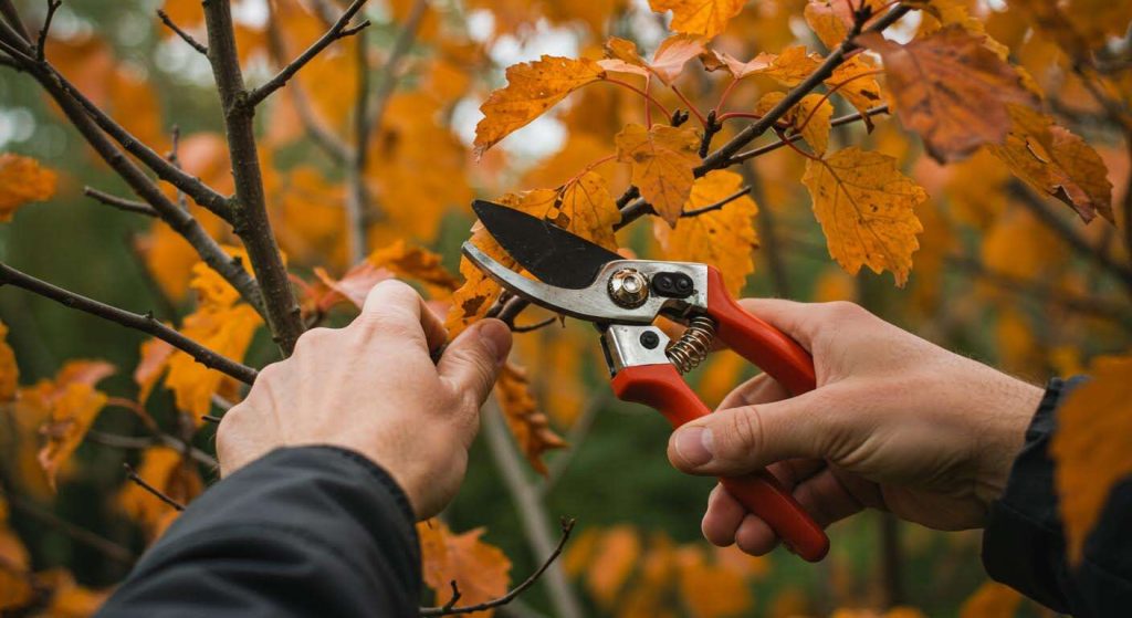 L'erreur que tout le monde fait avec son sécateur en automne et qui propage les maladies