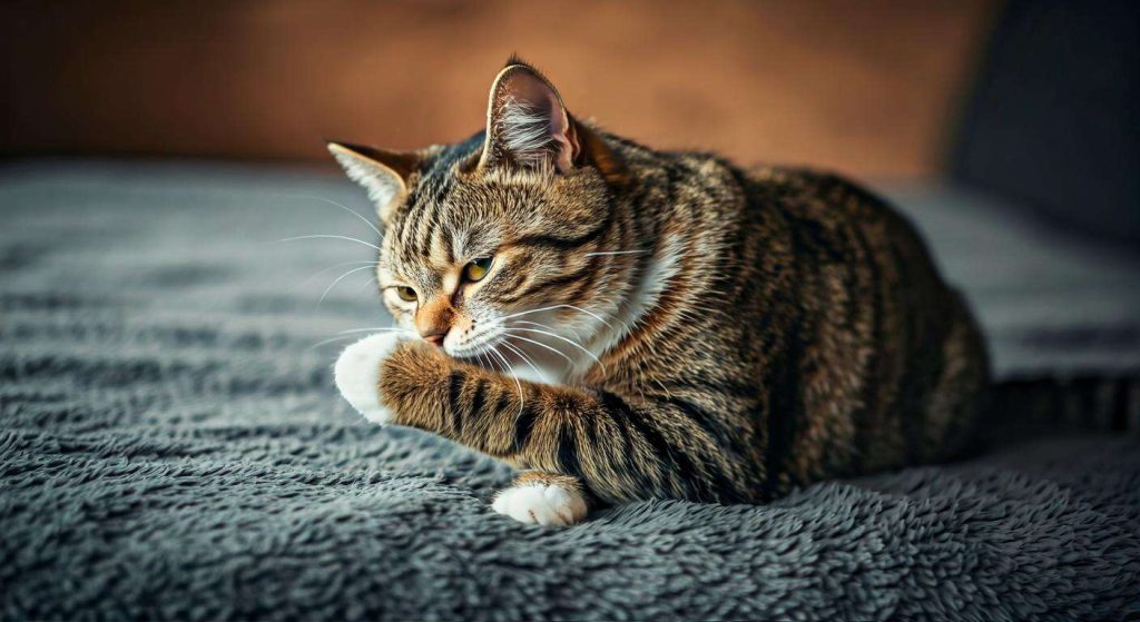 Quand le chat pétrit avec ses pattes : ce qu'il faut savoir sur ce comportement naturel et instinctif