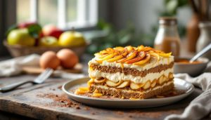 Ce tiramisu caramel beurre salé aux pommes poêlées est irrésistible : fondant, parfumé, ultra gourmand