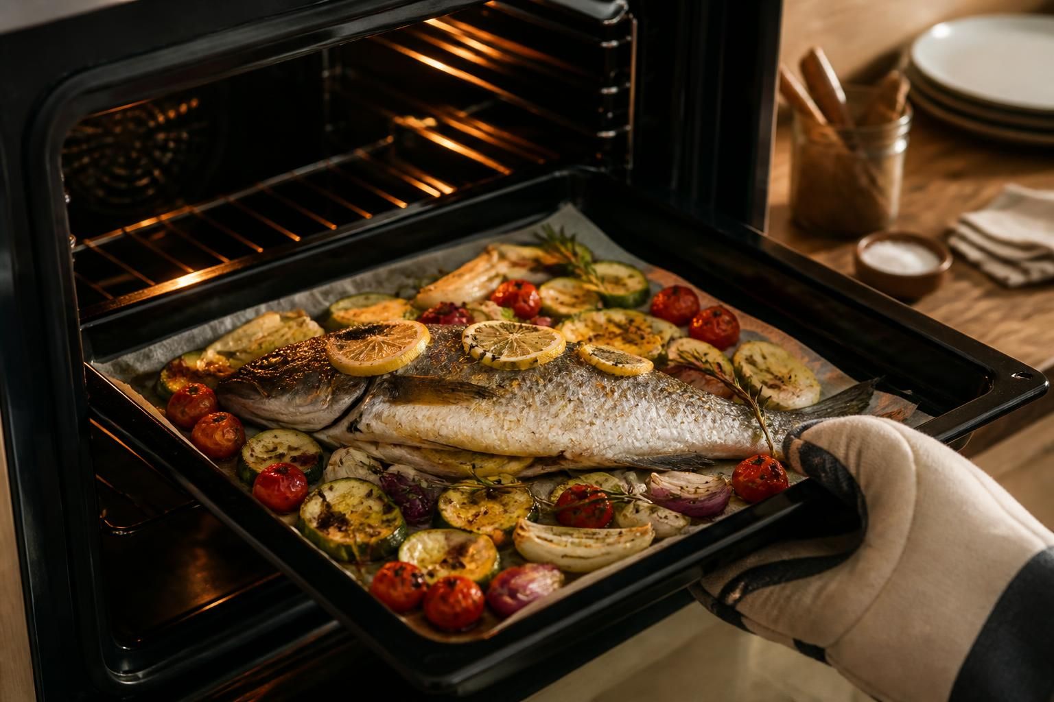 Cuisson du poisson au four : temps, températures et astuces