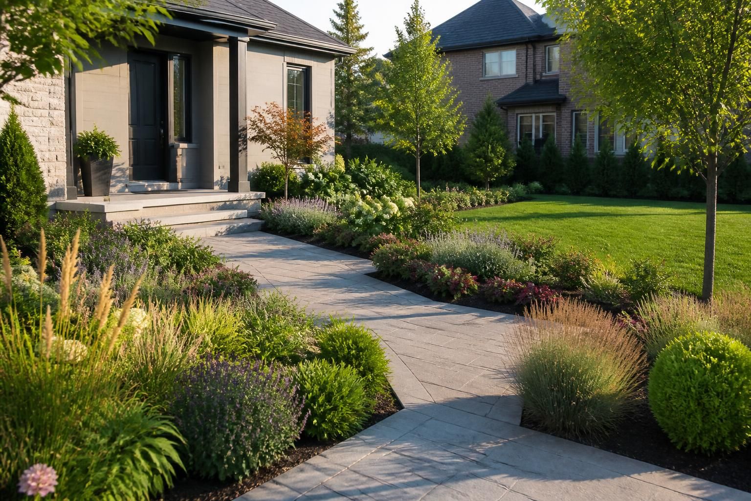 Aménagement paysager : 20 idées pour le jardin devant la maison