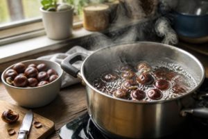 Cuisson des châtaignes à l'eau : temps et conseils