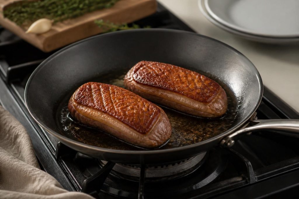 Cuisson du magret de canard à la poêle : guide complet