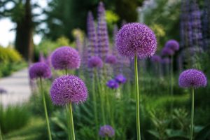 Fleurs mauves à longue tige : identification et guide des variétés