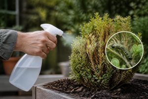 Pyrale du buis : traiter au vinaigre blanc, dosage et limites